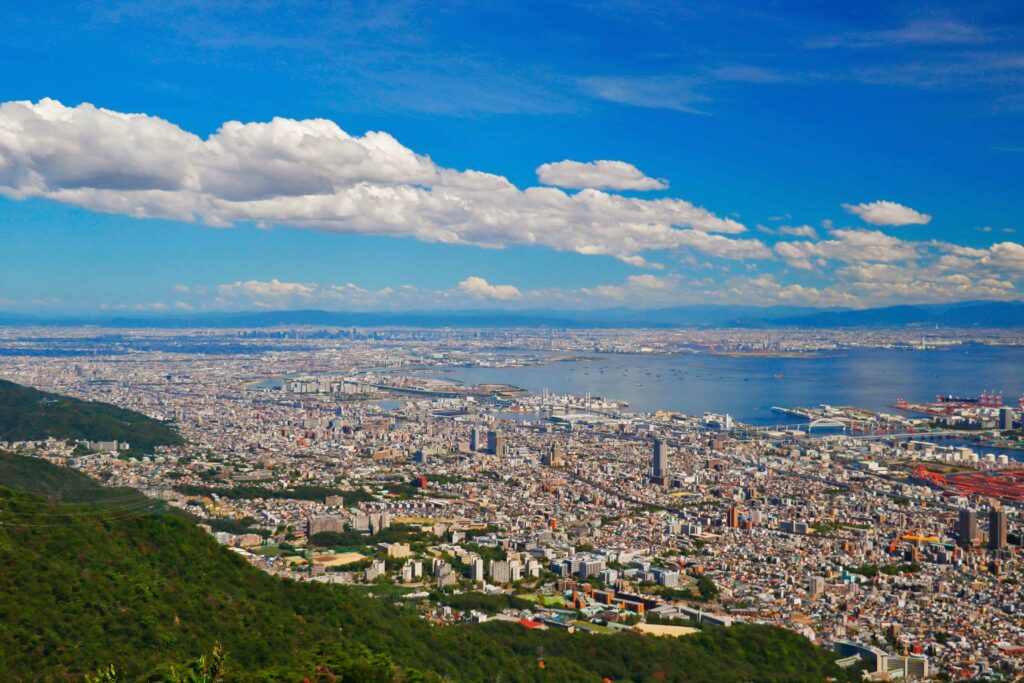 Kobe aerial view