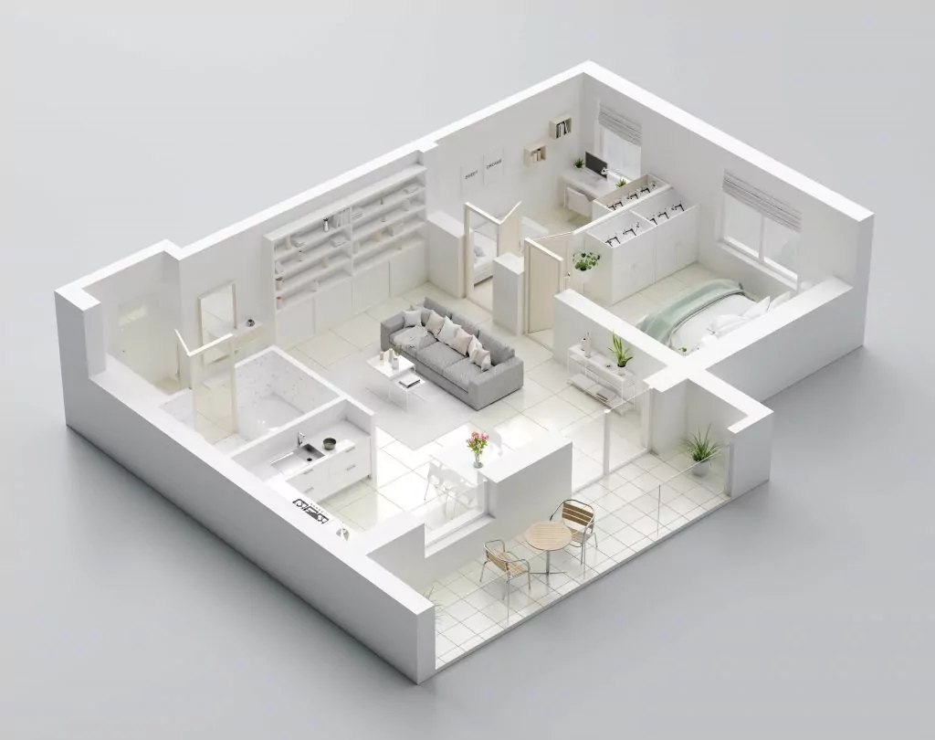 公寓房间平面图