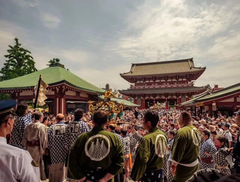 People celebrating Japan festival scaled