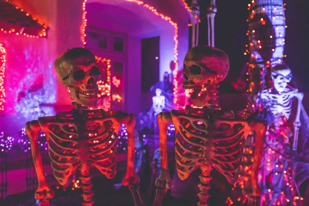Skeleton Halloween décor