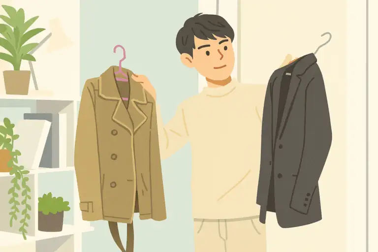 storing fall clothes